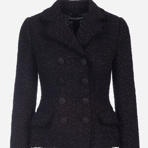 NWOT SIZE:S Tweed black D&G blazer